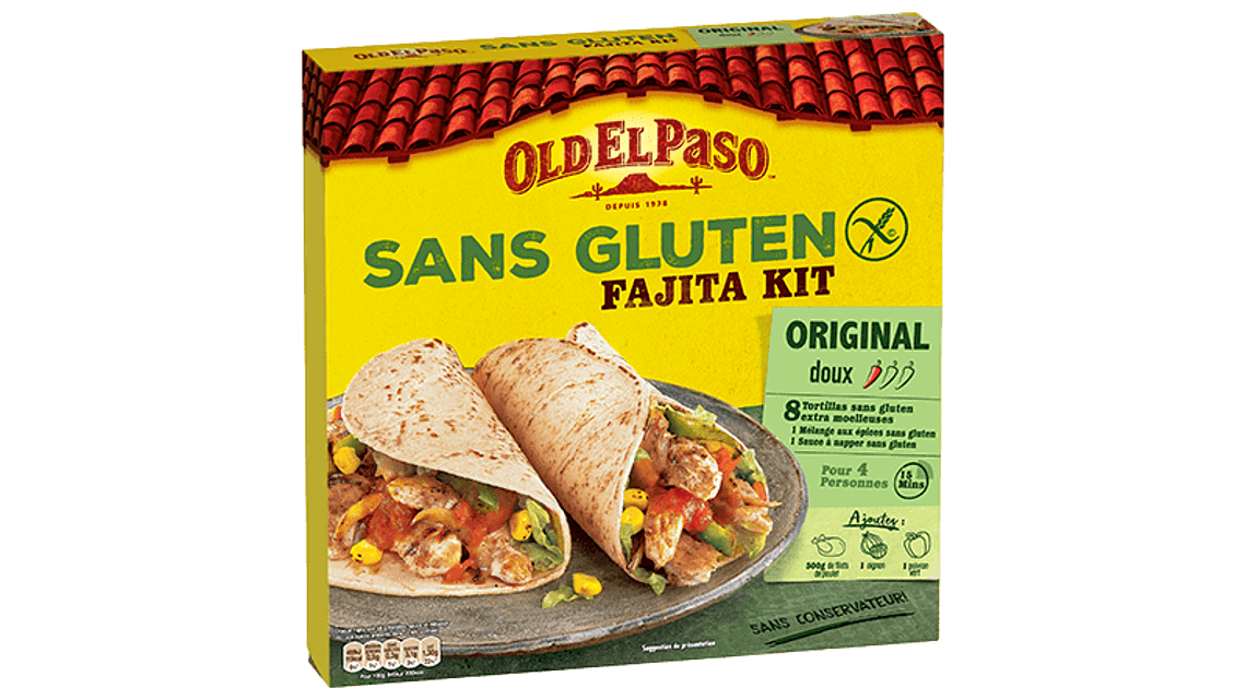 kit pour fajitas sans gluten